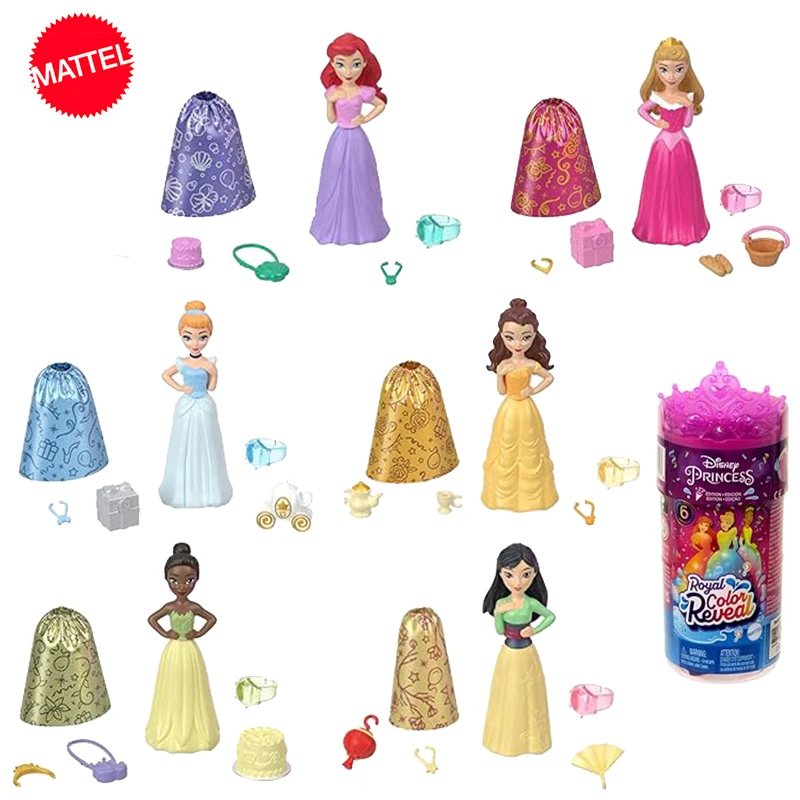 

Оригинальная Mattel сказочная королевская кукла Бриллиантовая Праздничная игрушка для девочек водная Бриллиантовая сюрприза наряд