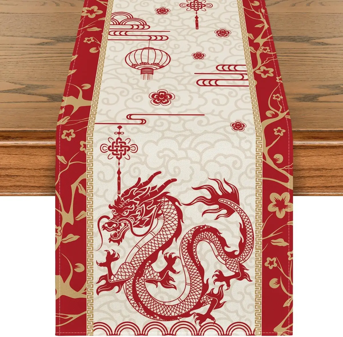 Chinese Zodiac Dragon 2024 New Year Linen Table Runners Dress Scarves Table Decor Winter Dining Table Runner Holiday Party Decor
Chinese Zodiac Dragon 2024 New Year Linen Table Runners Dress Scarves Table Decor Winter Dining Table Runner Holiday Party Decor