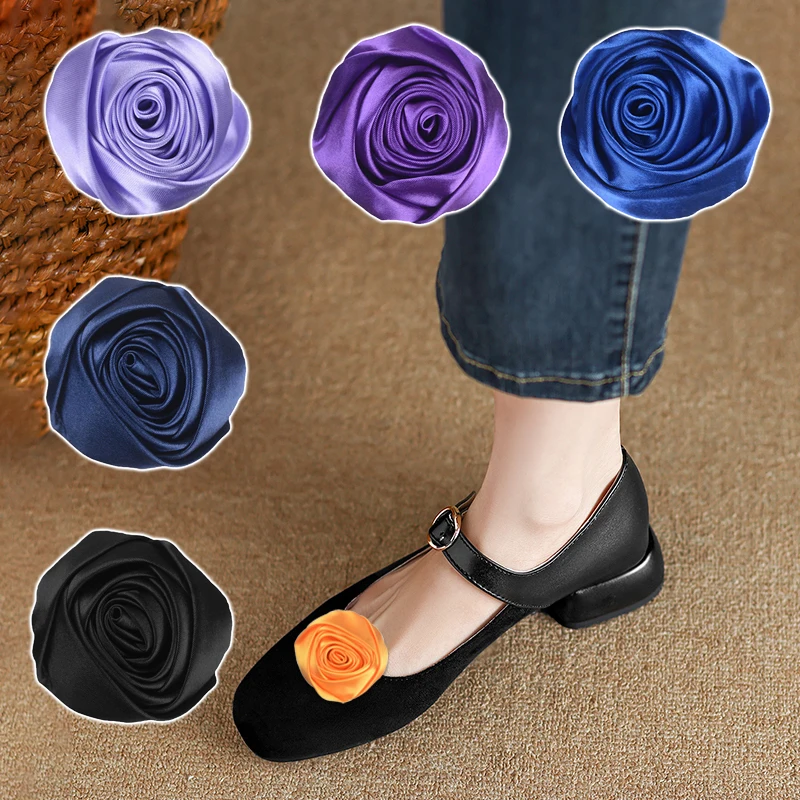 2.17 Inch Rose Flower Shoe Clips Women Shoe Accessories Detachable Shoe Embellishment Shoe Buckle for DIY Shoe Decor 2 Pcs
2.17 Inch Rose Flower Shoe Clips Women Shoe Accessories Detachable Shoe Embellishment Shoe Buckle for DIY Shoe Decor 2 Pcs