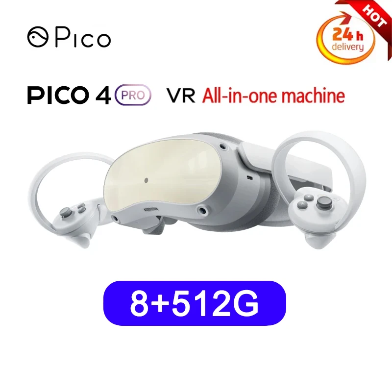 Очки виртуальной реальности Pico 4 Pro, «все в одном» (8 + 512 ГБ), 3D-дисплей 4K, гарнитура виртуальной реальности Pico4, игры Metaverse
Очки виртуальной реальности Pico 4 Pro, «все в одном» (8 + 512 ГБ), 3D-дисплей 4K, гарнитура виртуальной реальности Pico4, игры Metaverse