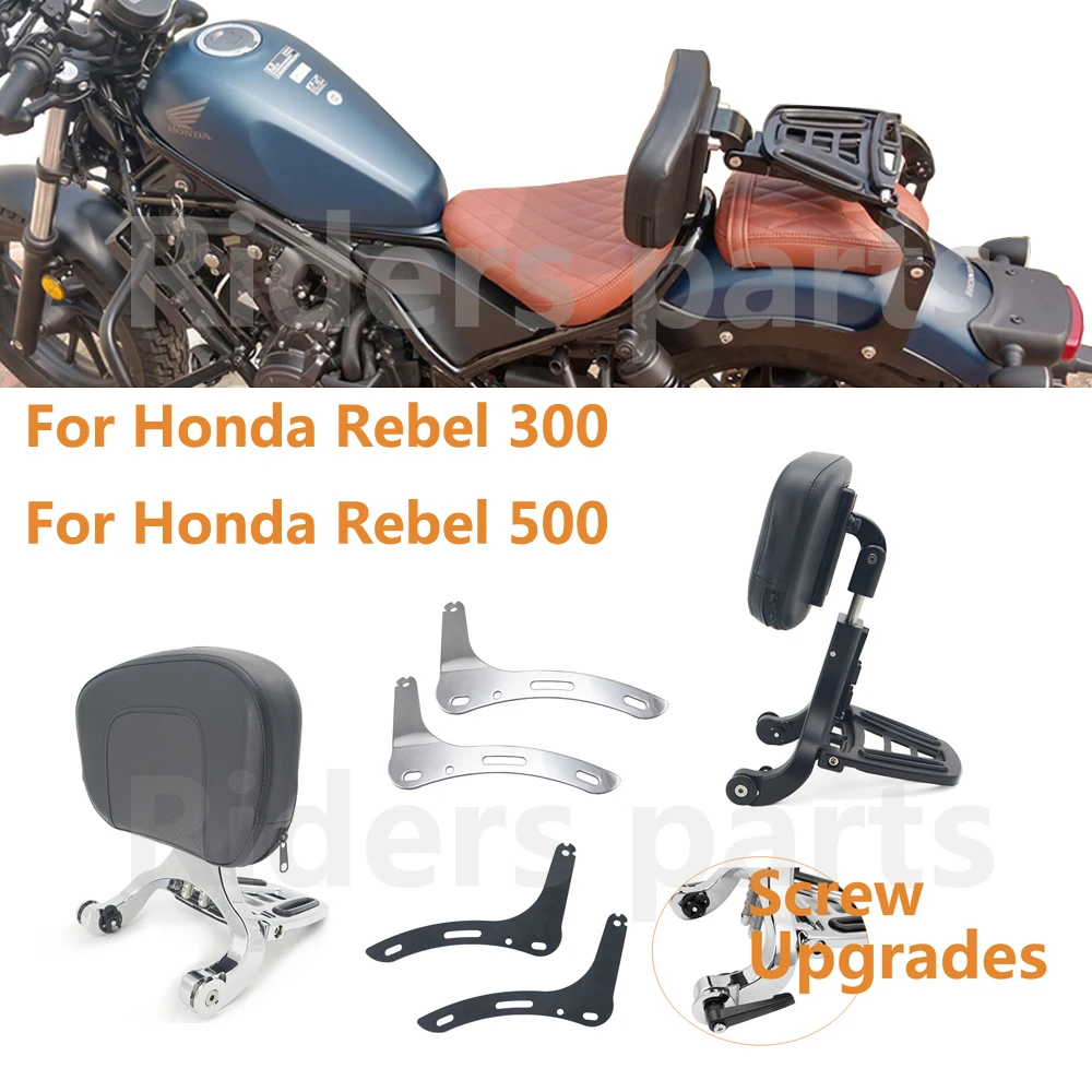 Универсальная спинка для водителя и пассажира, черный хром, для Honda Rebel 300, Honda Rebel 500
Универсальная спинка для водителя и пассажира, черный хром, для Honda Rebel 300, Honda Rebel 500