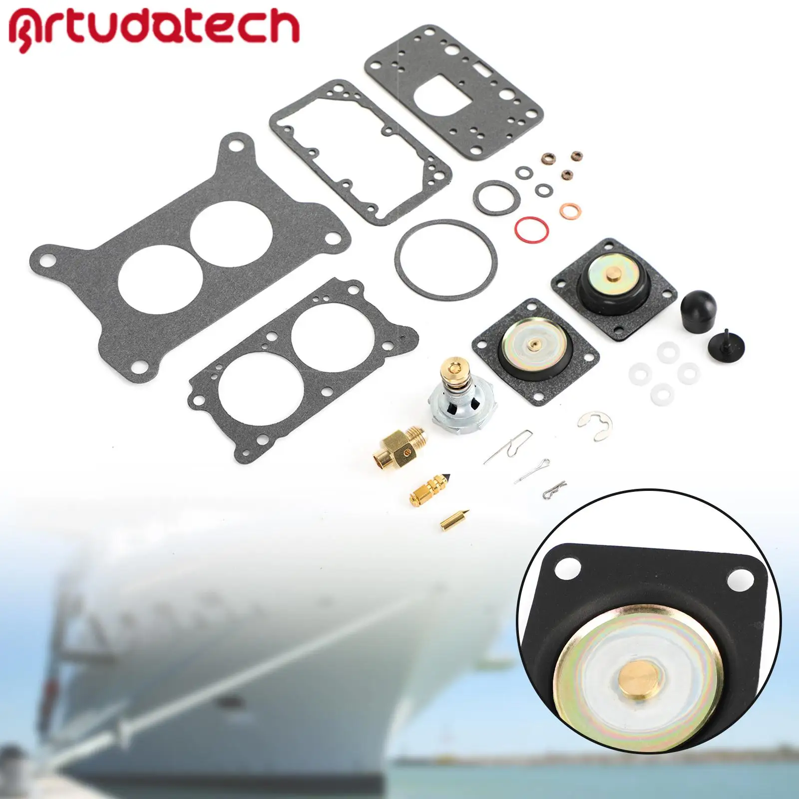 Artudatech for Volvo Penta Carburetor Carb Repair Kit fit 21533400 4.3L 5.7L 5.0L
Artudatech for Volvo Penta Carburetor Carb Repair Kit fit 21533400 4.3L 5.7L 5.0L