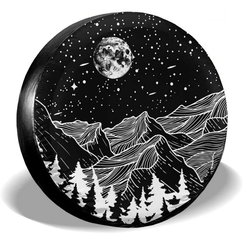 Задняя крышка для туристических запасных шин Moon and Star, универсальная, с защитой от атмосферных воздействий, для трейлеров, домов на колесах, внедорожников, грузовиков, с принтом, 14-17 дюймов
Задняя крышка для туристических запасных шин Moon and Star, универсальная, с защитой от атмосферных воздействий, для трейлеров, домов на колесах, внедорожников, грузовиков, с принтом, 14-17 дюймов