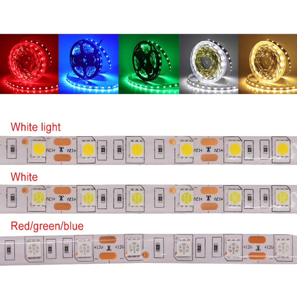 5050 DC 12V 24V RGB Warm White 5 Meter Waterproof Flexible Light Stripe 60LED/MLed Tape Luces Lamp Ribbon Tv Backlight
5050 DC 12V 24V RGB Warm White 5 Meter Waterproof Flexible Light Stripe 60LED/MLed Tape Luces Lamp Ribbon Tv Backlight