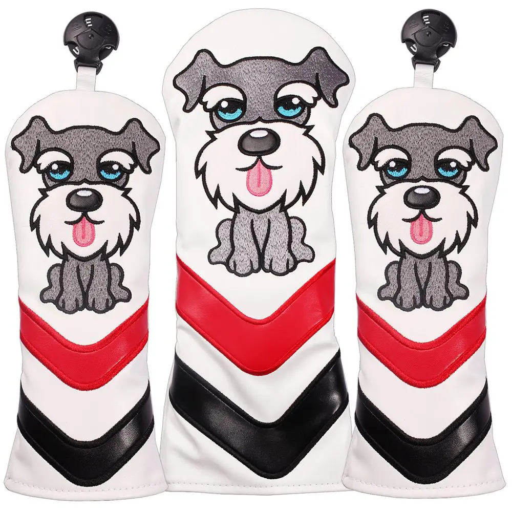Cute Design Dog Golf Head Covers for Driver Fairway Hybrid Cover PU Leather Headcover
Cute Design Dog Golf Head Covers for Driver Fairway Hybrid Cover PU Leather Headcover