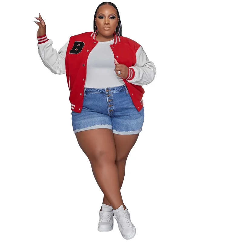 Plus Size Women Baseball Coat Fashion Letter Jacket 2022 Winter Female Designer Jackets Lady Pilot Coat Fall Outwear Wholesale
Plus Size Women Baseball Coat Fashion Letter Jacket 2022 Winter Female Designer Jackets Lady Pilot Coat Fall Outwear Wholesale