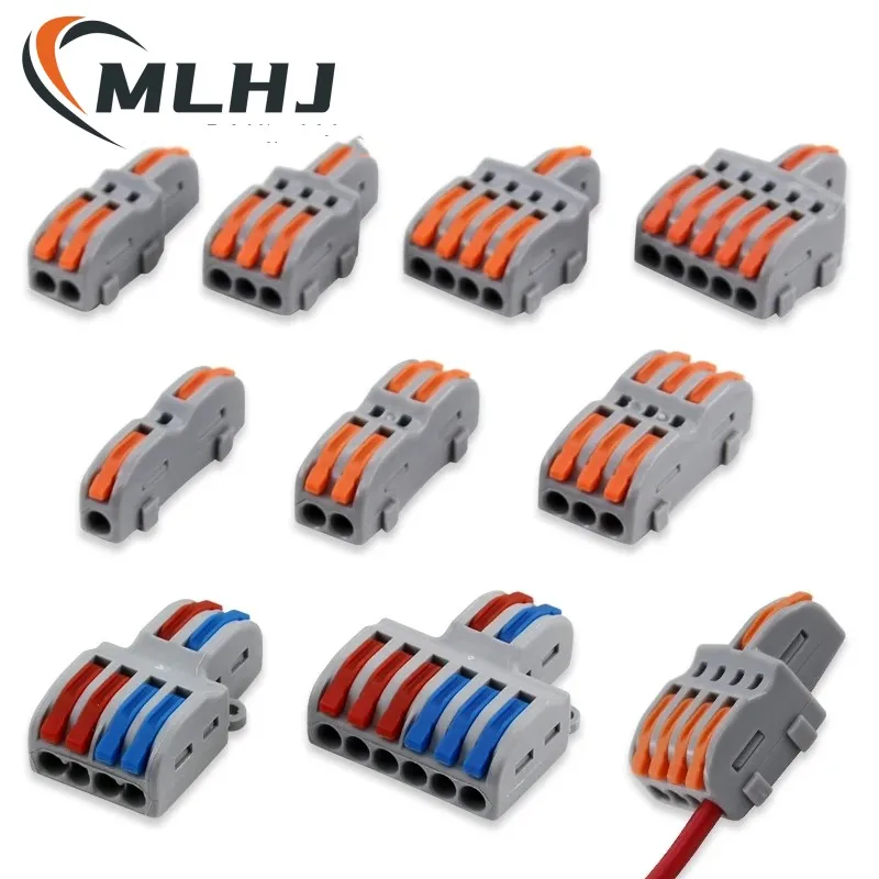 1/5/10Pcs Quick Wiring Connector Universal Compact Wiring Connection Copper Electrical Cable Terminals Home Terminal Block
1/5/10Pcs Quick Wiring Connector Universal Compact Wiring Connection Copper Electrical Cable Terminals Home Terminal Block