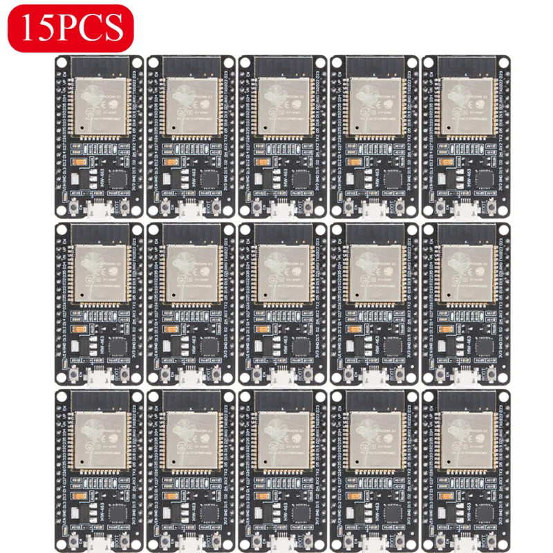 10-20PCS ESP-32S ESP-WROOM-32 ESP32 WIFI Dual Core CPU Development Board 802.11b/g Wi Fi BT Module Ultra-Low Power Consumption
10-20PCS ESP-32S ESP-WROOM-32 ESP32 WIFI Dual Core CPU Development Board 802.11b/g Wi Fi BT Module Ultra-Low Power Consumption