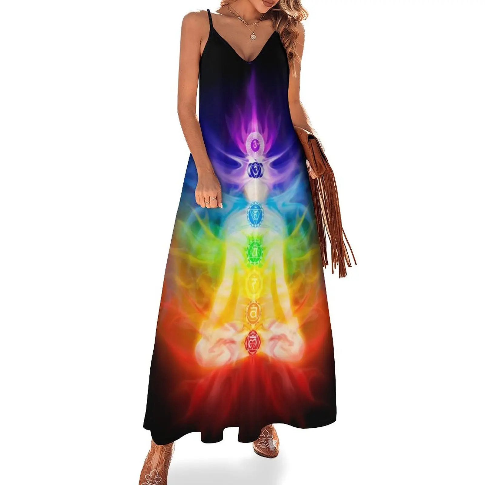 Chakras and energy flow on human body art photo print Sleeveless Dress womans clothing luxury dresses
Chakras and energy flow on human body art photo print Sleeveless Dress womans clothing luxury dresses
