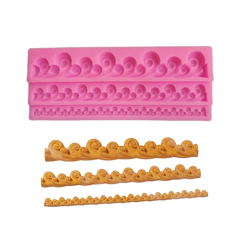 Ocean Waves Strip Corrugated Silicone Mold DIY Chocolate Fondant Cake Dessert Pastry Decoration Kitchen Baking Accessories Tools
Ocean Waves Strip Corrugated Silicone Mold DIY Chocolate Fondant Cake Dessert Pastry Decoration Kitchen Baking Accessories Tools