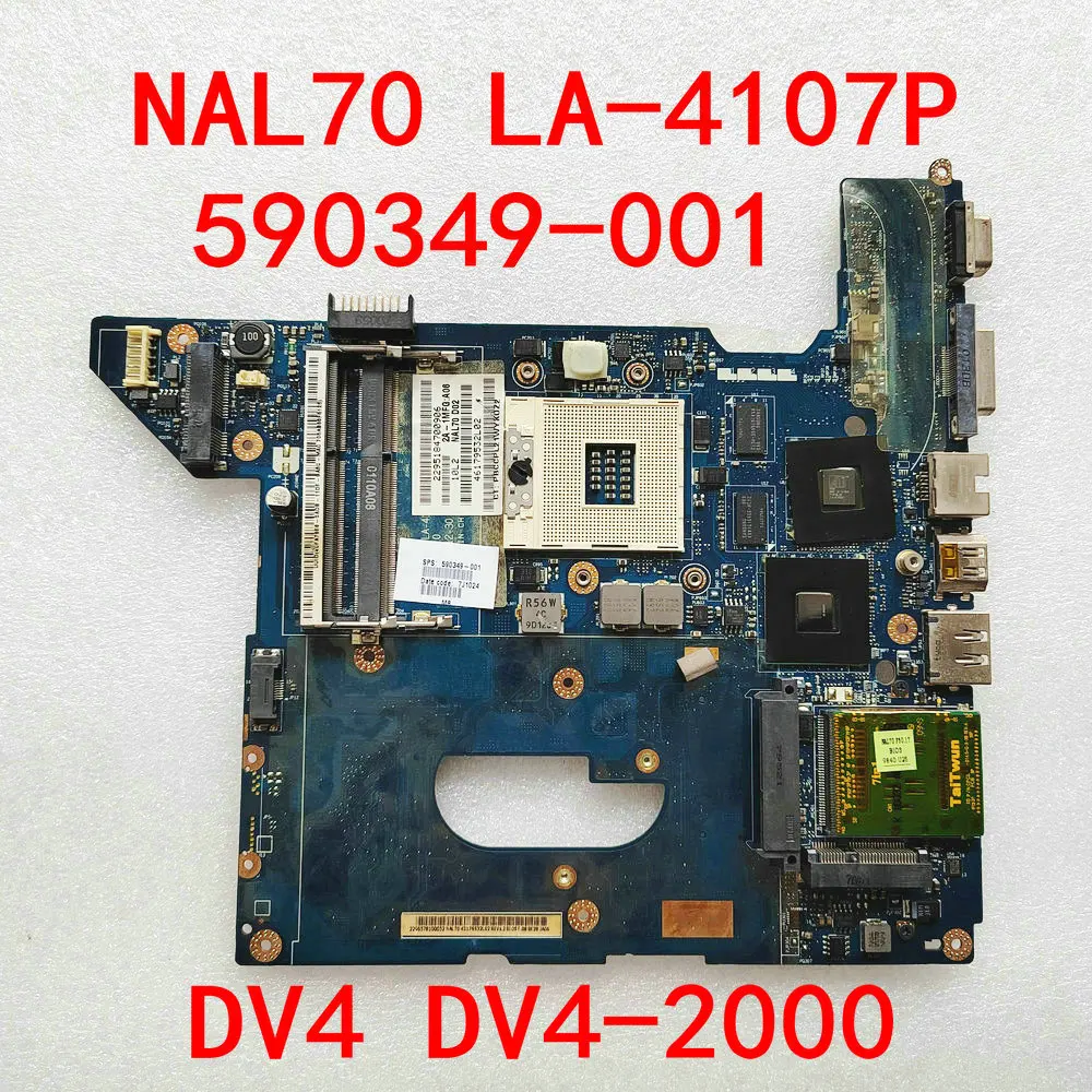 For HP Pavilion DV4 DV4-2000 Laptop Motherboard NAL70 LA-4107P Main board 590349-001 DDR3 100% Tested
For HP Pavilion DV4 DV4-2000 Laptop Motherboard NAL70 LA-4107P Main board 590349-001 DDR3 100% Tested