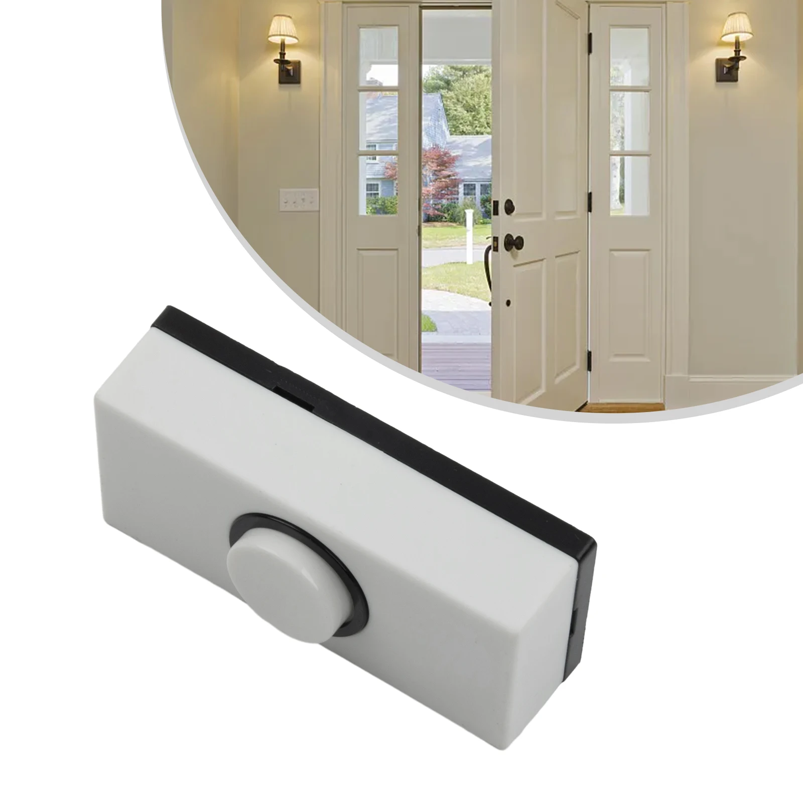 Plastic Hard Wiring Press Button Press Button Push Press White 86MMX37MMX22MM Chime Bell Home Furnishing Decoration
Plastic Hard Wiring Press Button Press Button Push Press White 86MMX37MMX22MM Chime Bell Home Furnishing Decoration