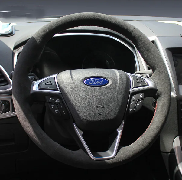 high quality Suede Hand Sewn car Steering Wheel Cover for Ford Mondeo Edge 2017-2020
high quality Suede Hand Sewn car Steering Wheel Cover for Ford Mondeo Edge 2017-2020