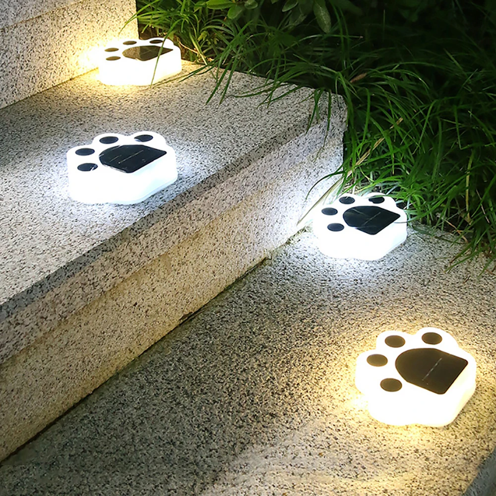 Solar Lawn Lamps Ground Lights Bear Paw Shape LED Outdoor Garden Landscape Foor Lamp for Pathway Yard Walkway Vegetable Patch
Solar Lawn Lamps Ground Lights Bear Paw Shape LED Outdoor Garden Landscape Foor Lamp for Pathway Yard Walkway Vegetable Patch