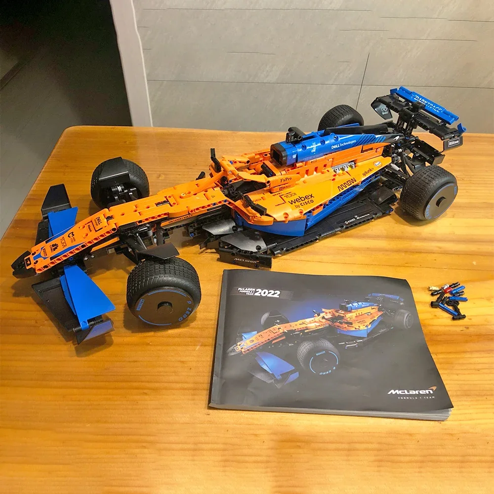New IN 42141 McLarened Tech Compatible F1 Formula Car Model Building Blocks City Vehicle Bricks Toys for Kids Christmas Gifts
New IN 42141 McLarened Tech Compatible F1 Formula Car Model Building Blocks City Vehicle Bricks Toys for Kids Christmas Gifts