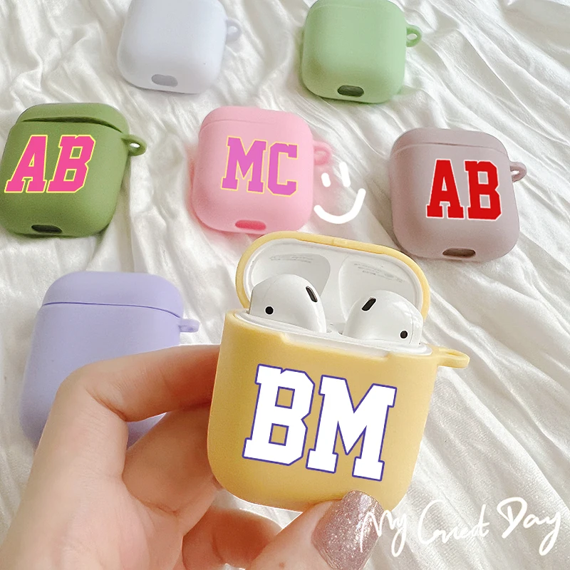 Customize Name Initials Fundas For Airpods Pro 3 2 Case Personalise Luxury Soft TPU Cover Airpods Case Earphone Accessories DIY
Customize Name Initials Fundas For Airpods Pro 3 2 Case Personalise Luxury Soft TPU Cover Airpods Case Earphone Accessories DIY