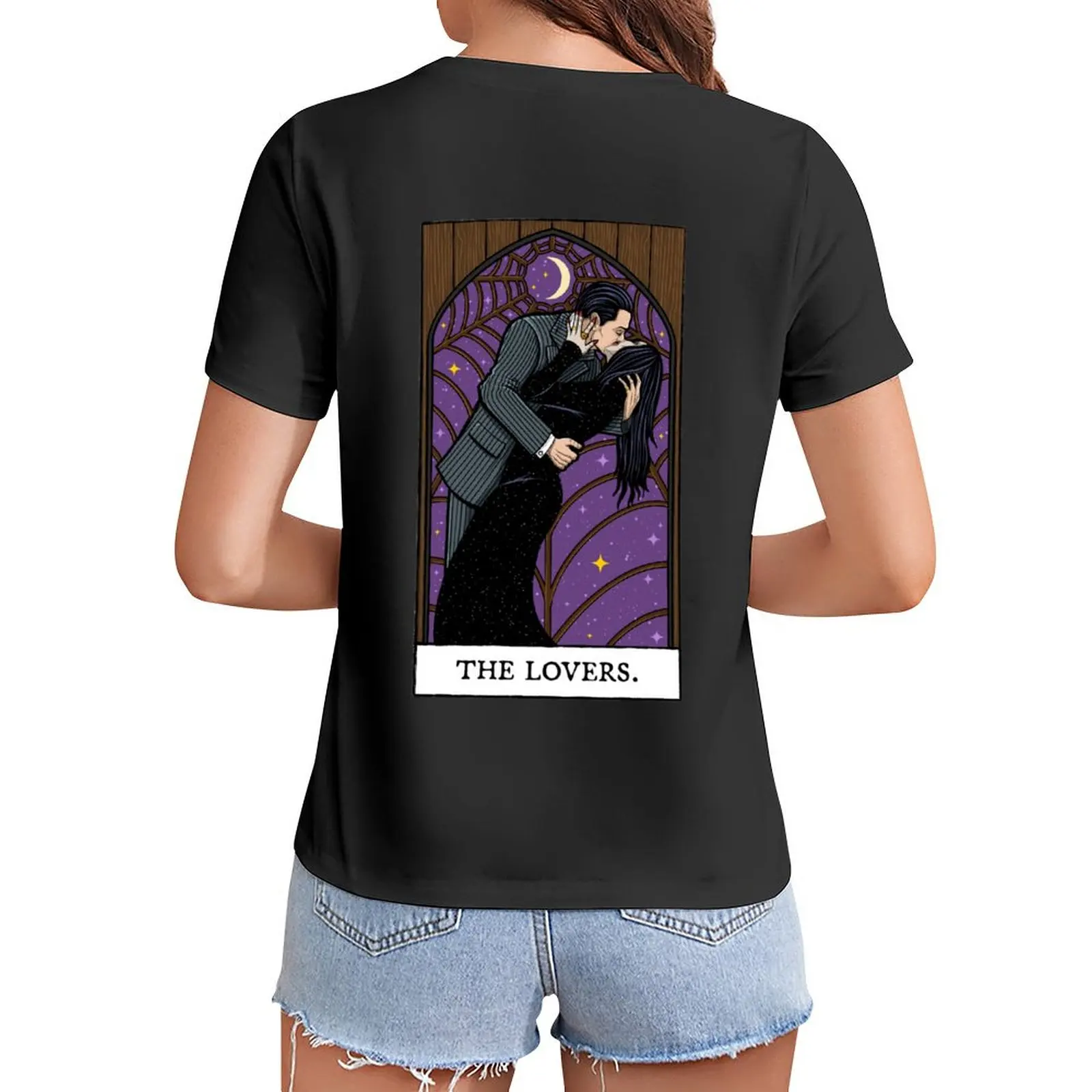The Lovers Tarot Card T-Shirt kawaii clothes graphics sublime Womens graphic t shirts
The Lovers Tarot Card T-Shirt kawaii clothes graphics sublime Womens graphic t shirts