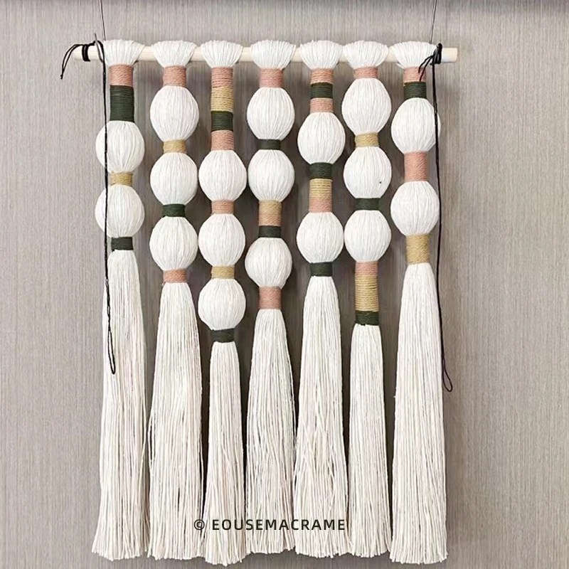 Handwoven Spherical Macrame Wall Art - Luxury Boho Decor 2 Sd36619f0e8bb47e89f1753b25e1063aeW