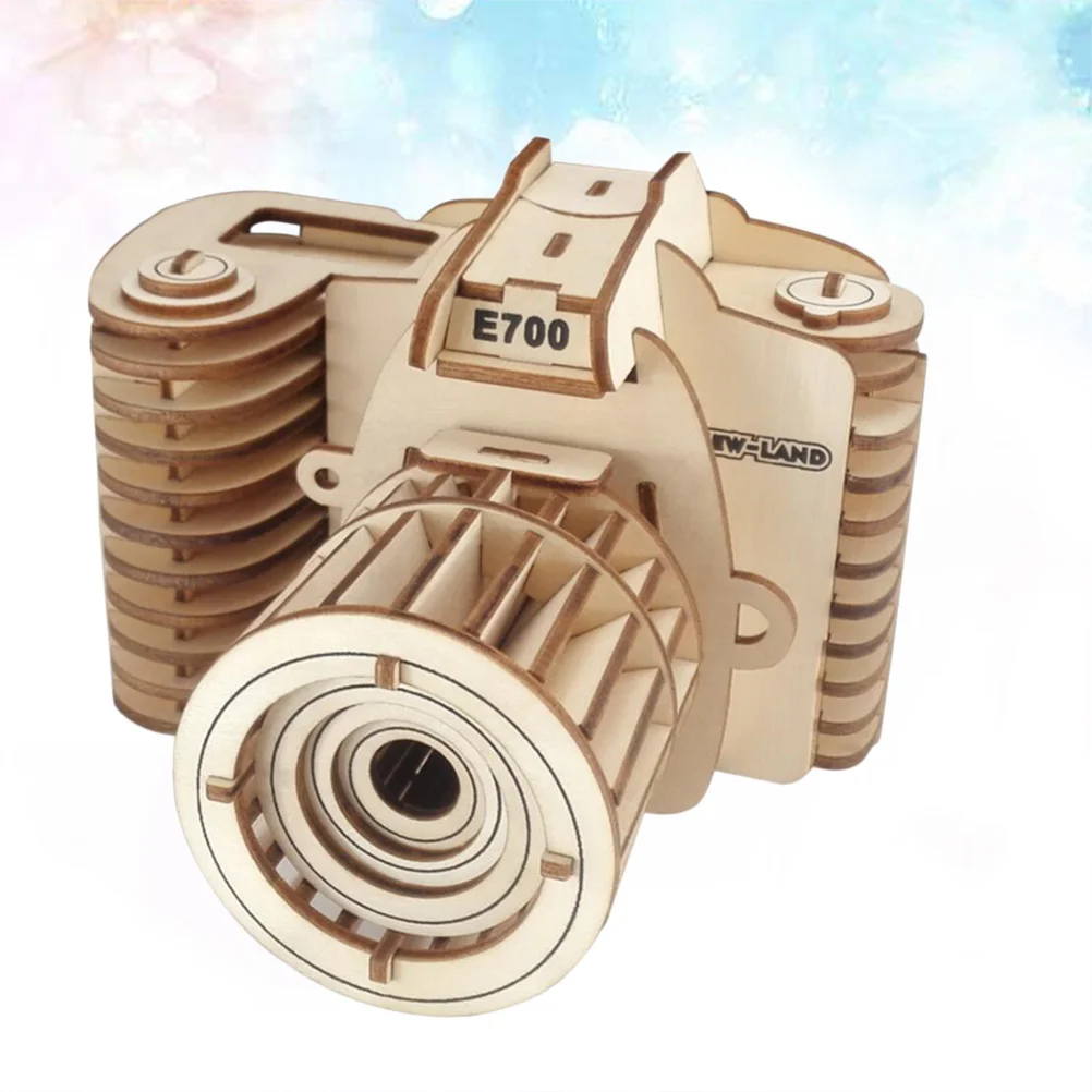 DIY Assembly 3D Puzzle Toy Camera Shaped Puzzle Wooden Jiasaw Toy Educational Jigsaw Toy for Kids
DIY Assembly 3D Puzzle Toy Camera Shaped Puzzle Wooden Jiasaw Toy Educational Jigsaw Toy for Kids