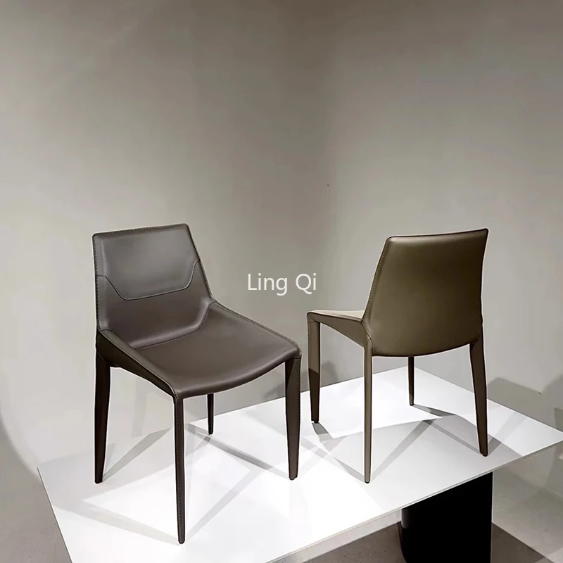 Lounge Italian Office Dining Chairs Leather Cheap Modern Simple Chair Upholstery Indoor Cadeiras De Jantar Living Room Furniture
Lounge Italian Office Dining Chairs Leather Cheap Modern Simple Chair Upholstery Indoor Cadeiras De Jantar Living Room Furniture