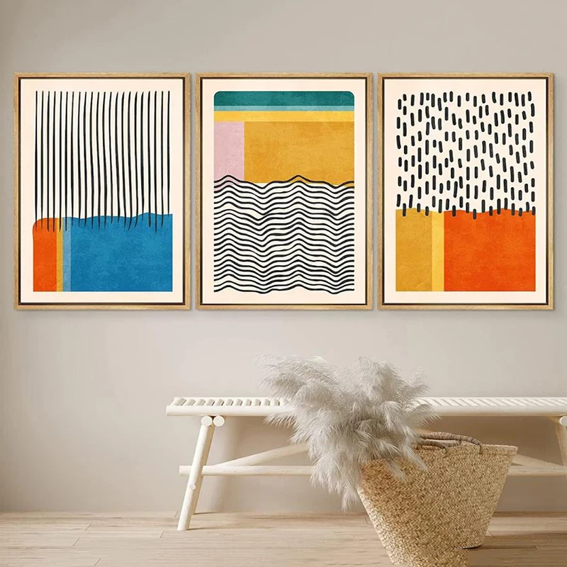 Abstract Line Colorful Pattern Wall Art Canvas Painting Modern Art Posters and Prints Mural Pictures for Living Room Home Decor
Abstract Line Colorful Pattern Wall Art Canvas Painting Modern Art Posters and Prints Mural Pictures for Living Room Home Decor