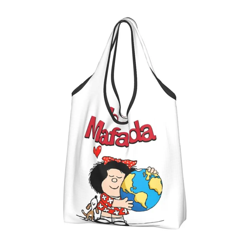 Custom Vintage Mafalda Manga Grocery Shopping Bag 73 Sd368f238cf0048c7bcc56f6342d1ec05l