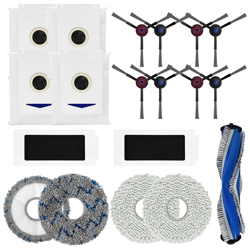 For ECOVACS DEEBOT T30 PRO Omni T30 Max Main Side Brush Hepa Filter Mop Cloth Dust Bags Spare Parts
For ECOVACS DEEBOT T30 PRO Omni T30 Max Main Side Brush Hepa Filter Mop Cloth Dust Bags Spare Parts