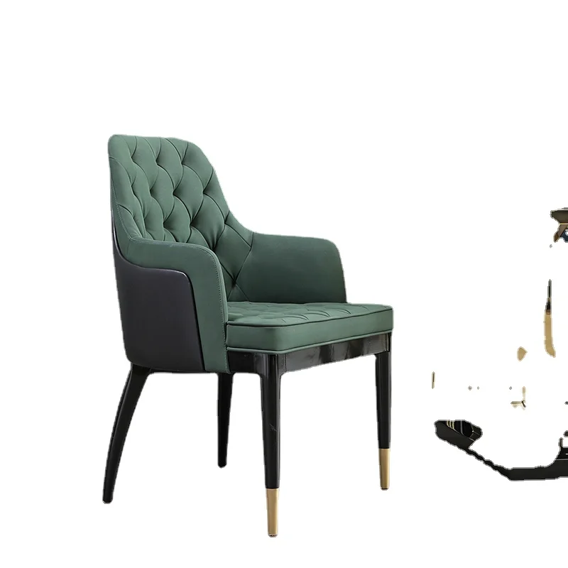 Zc Modern Minimalist Solid Wood Dining Chair Leather Home Backrest Armrest Chair
Zc Modern Minimalist Solid Wood Dining Chair Leather Home Backrest Armrest Chair