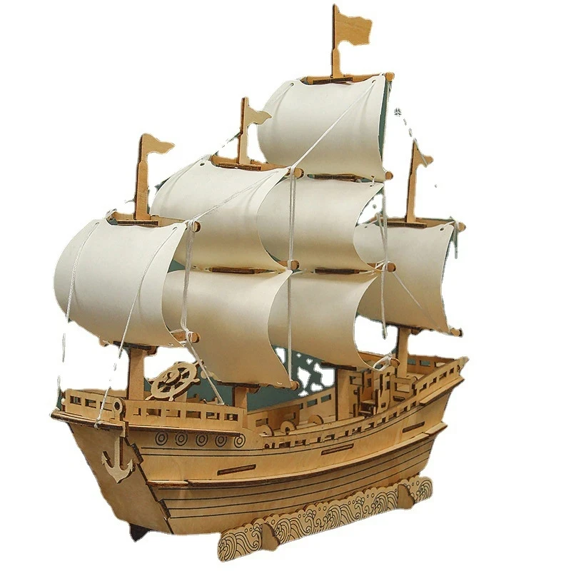 3D Wooden Ship Jigsaw Toys Learning Building Robot Model DIY Sailing Boat Plane Puzzle Aircraft Gift Kids Car Toy For Children
3D Wooden Ship Jigsaw Toys Learning Building Robot Model DIY Sailing Boat Plane Puzzle Aircraft Gift Kids Car Toy For Children