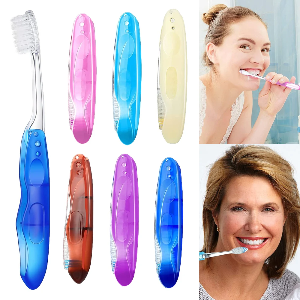 Travel Folding Toothbrush Soft Potable Travel Size Toothbrush for Travel Camping School Home Supplies Charcoal Ultra Oral Care
Travel Folding Toothbrush Soft Potable Travel Size Toothbrush for Travel Camping School Home Supplies Charcoal Ultra Oral Care