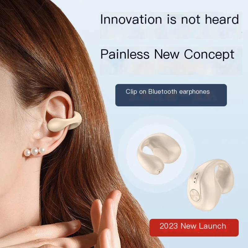 Bone Conduction V50 Wireless Bluetooth Earphone Headset Ear Clip Ultra Small Mini Sports Clip Ear Type Long Life For Android ios
Bone Conduction V50 Wireless Bluetooth Earphone Headset Ear Clip Ultra Small Mini Sports Clip Ear Type Long Life For Android ios