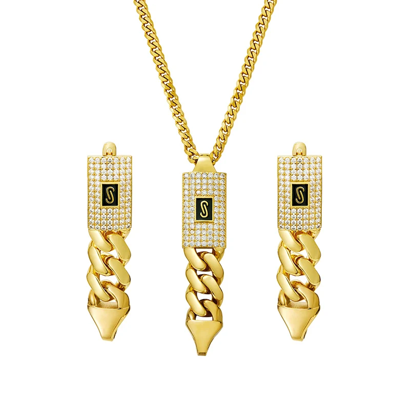 Hip Hop 5A+ CZ Stone Paved Bling Ice Out Cuban Chain Shape Pendants Necklaces for Men Rapper Jewelry Drop Shipping
Hip Hop 5A+ CZ Stone Paved Bling Ice Out Cuban Chain Shape Pendants Necklaces for Men Rapper Jewelry Drop Shipping