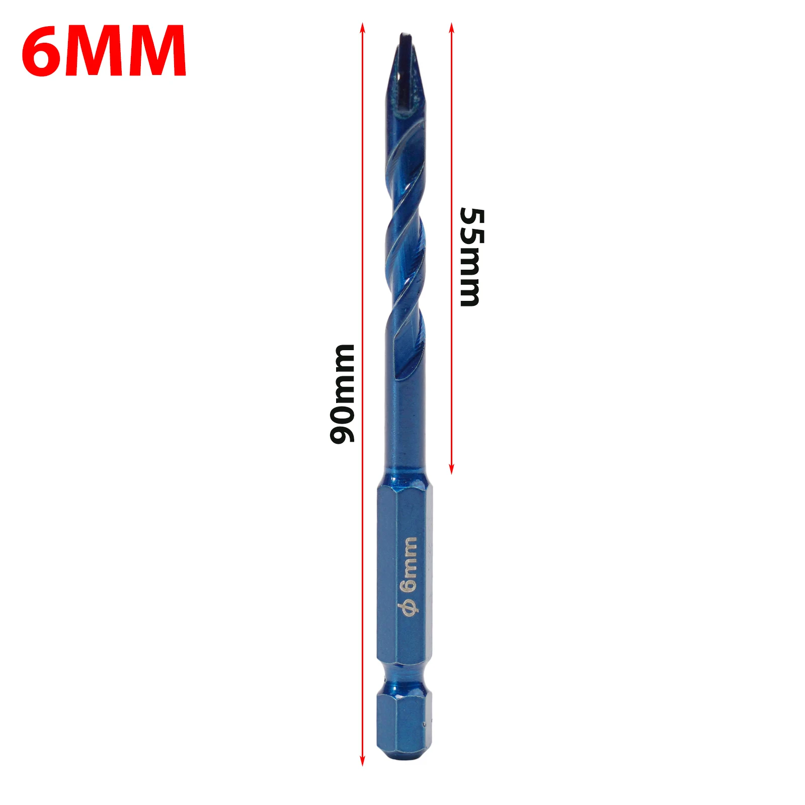 High Quality Drill Bit 6.35mm(1/4inch) 6mm/8mm/10mm/12mm Blue Carbide High Hardness Wear Resistance For Drywall
High Quality Drill Bit 6.35mm(1/4inch) 6mm/8mm/10mm/12mm Blue Carbide High Hardness Wear Resistance For Drywall