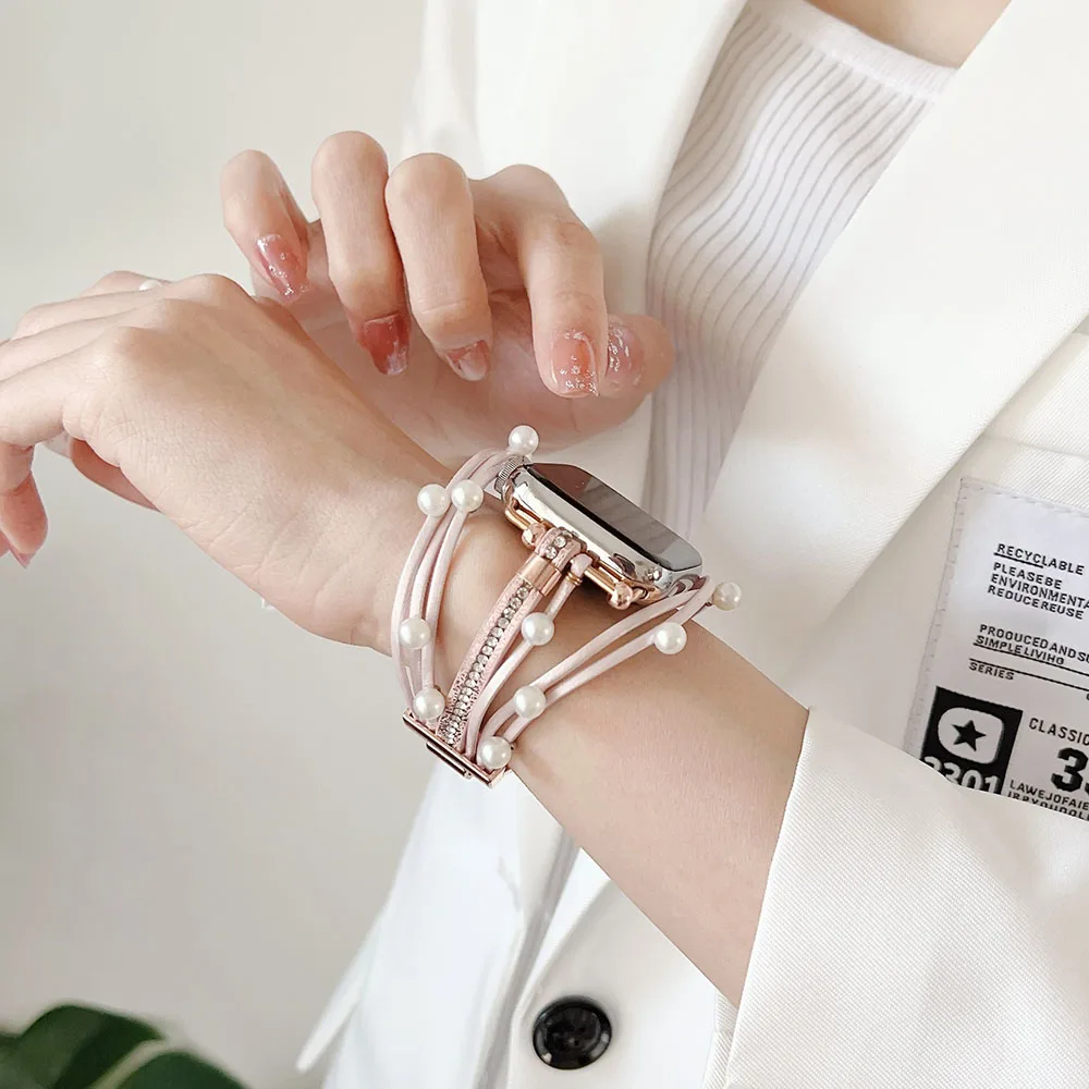 Metal strap For Apple watch Band 42mm 44mm 45mm 49mm fashion Bracelet beads jewelry iwatch se 8 7 6 5 4 3 2 41mm 40mm 38mm
Metal strap For Apple watch Band 42mm 44mm 45mm 49mm fashion Bracelet beads jewelry iwatch se 8 7 6 5 4 3 2 41mm 40mm 38mm