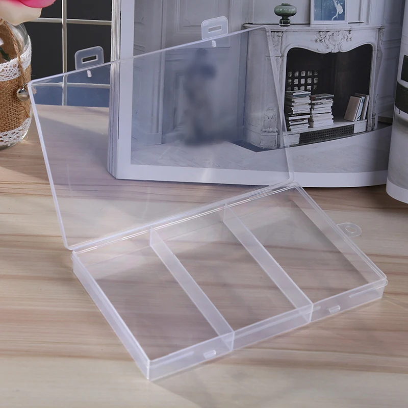 3 Grids Storage Box Plastic Clear Jewelry Organizer Fishing Gear Storage Box Container Case 17.5cm * 11cm * 2cm
3 Grids Storage Box Plastic Clear Jewelry Organizer Fishing Gear Storage Box Container Case 17.5cm * 11cm * 2cm