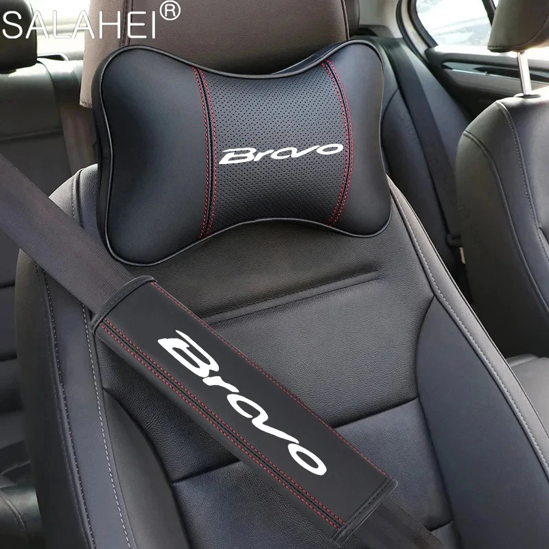 Leather Car Headrest Neck Pillows Seat Belt Shoulder Protector Pads For Fiat Bravo 2 2007 2008 2009 Auto Styling Accessories
Leather Car Headrest Neck Pillows Seat Belt Shoulder Protector Pads For Fiat Bravo 2 2007 2008 2009 Auto Styling Accessories