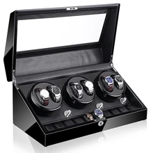 Luxury Fashionable Watches Display Box That Rotatable Watch Winder Box with LED with Lock 13 Slot Watch Box 7+6 Watch Winder Box Luxury Fashionable Watches Display Box That Rotatable Watch Winder Box with LED with Lock 13 Slot Watch Box 7+6 Watch Winder Box