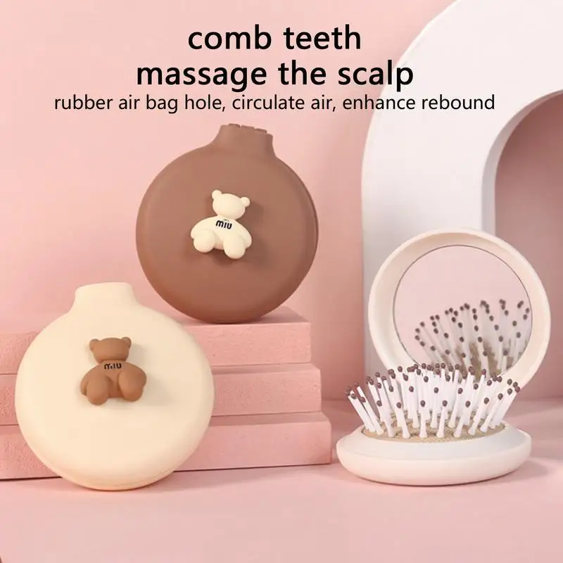 Mini Round Hair Comb With Mirror Traveling Portable Massage Folding Comb Pocket Size Purse Travel Comb Hair Styling Tools
Mini Round Hair Comb With Mirror Traveling Portable Massage Folding Comb Pocket Size Purse Travel Comb Hair Styling Tools