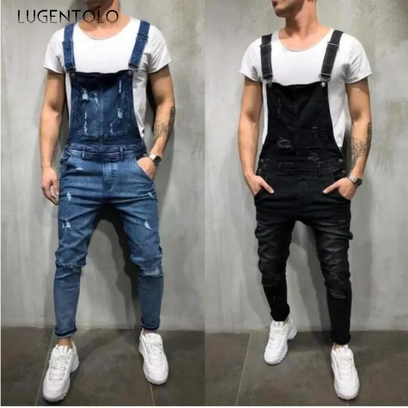 Men Jeans Overalls Denim Solid Fashion Casual Youth Cargo Pants Ripped Washed Mens Skinny Long Jeans
Men Jeans Overalls Denim Solid Fashion Casual Youth Cargo Pants Ripped Washed Mens Skinny Long Jeans
