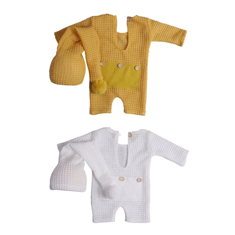 RIRI Lovely Newborn Photography Outfit Baby Romper with Hat set Newborn Baby Photoshoot Suit Capture Baby Special Moments
RIRI Lovely Newborn Photography Outfit Baby Romper with Hat set Newborn Baby Photoshoot Suit Capture Baby Special Moments