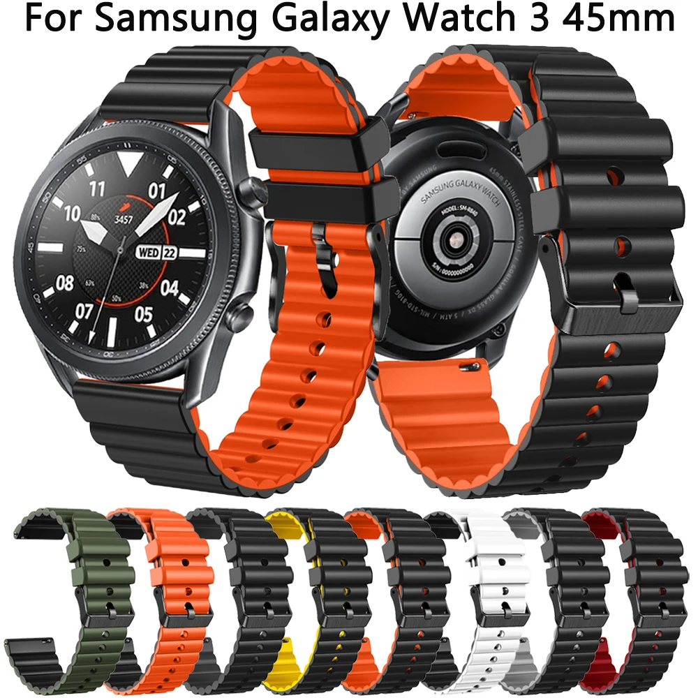22mm Silicone Watch Strap For Samsung Galaxy Watch 3 45mm 46mm Watchband Accessories For Samsung Gear S3 Classic Frontier Band
22mm Silicone Watch Strap For Samsung Galaxy Watch 3 45mm 46mm Watchband Accessories For Samsung Gear S3 Classic Frontier Band