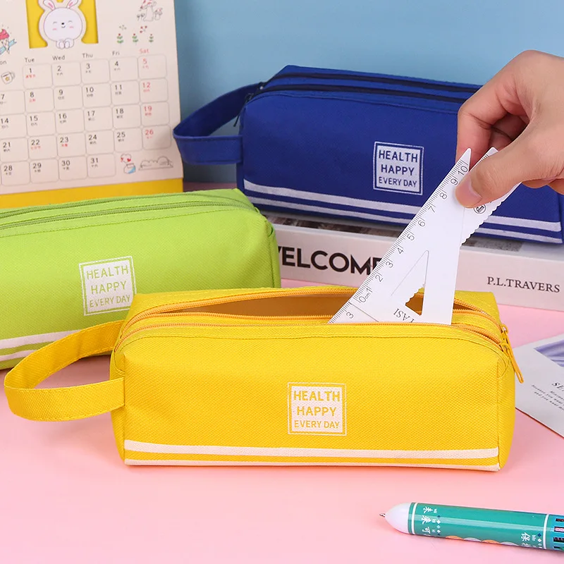 Large Capacity Double-layer Double Zippered Pencil Case for Girls Office Student Stationery Organizer School Supplies
Large Capacity Double-layer Double Zippered Pencil Case for Girls Office Student Stationery Organizer School Supplies