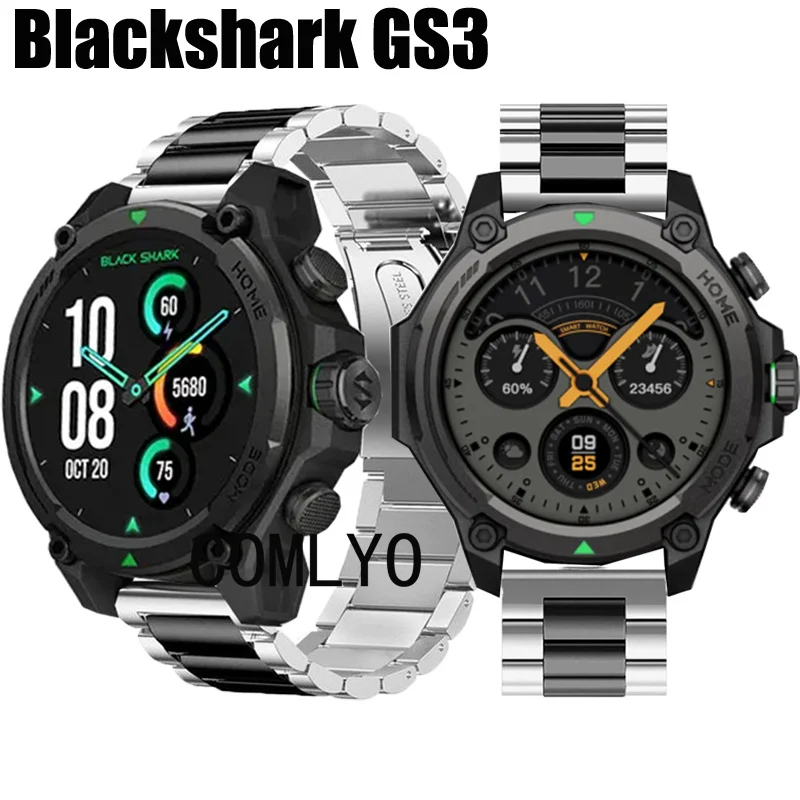 Metal Band For Blackshark GS3 Smart Watch Strap Stainless Steel Bracelet Men Belt
Metal Band For Blackshark GS3 Smart Watch Strap Stainless Steel Bracelet Men Belt