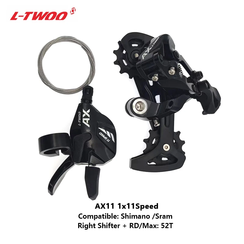 Переключатель скорости LTWOO AX11, рычаг переключения передач и задний переключатель передач, длинная клетка для горных велосипедов, 42 46T 50T 52T 11v, совместим с SHIMANO Sram
Переключатель скорости LTWOO AX11, рычаг переключения передач и задний переключатель передач, длинная клетка для горных велосипедов, 42 46T 50T 52T 11v, совместим с SHIMANO Sram
