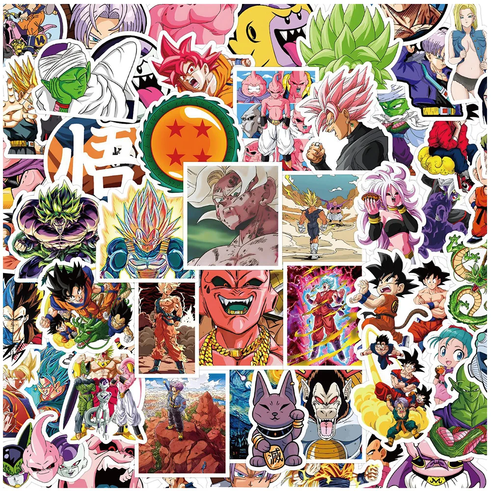 10/30/60pcs Classic Super Saiyan Dragon Ball Stickers Motorcycle Notebook Laptop Skateboard Luggage Toy Decal Sticker for Kids
10/30/60pcs Classic Super Saiyan Dragon Ball Stickers Motorcycle Notebook Laptop Skateboard Luggage Toy Decal Sticker for Kids