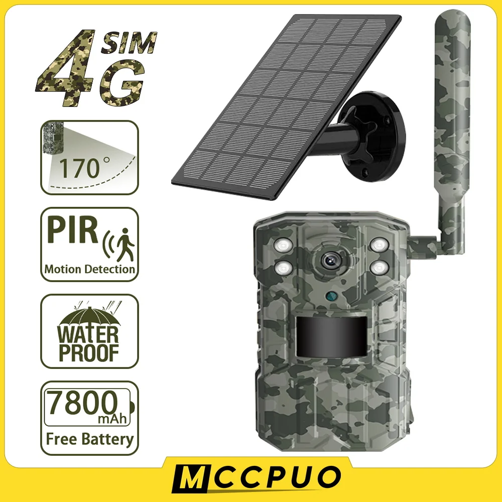 Mccpuo 4K 14 МП 4G SIM-карта Солнечная охотничья тропа камера водонепроницаемая 20 м PIR датчик движения камера для дикой природы с ночным видением 30 м
Mccpuo 4K 14 МП 4G SIM-карта Солнечная охотничья тропа камера водонепроницаемая 20 м PIR датчик движения камера для дикой природы с ночным видением 30 м