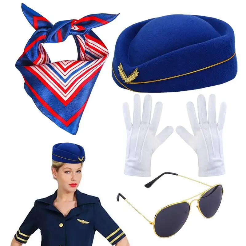 Women's Stewardess Costume Accessories Set Flight Attendant Hat Cosplay Costume Accessories For Women
Women's Stewardess Costume Accessories Set Flight Attendant Hat Cosplay Costume Accessories For Women
