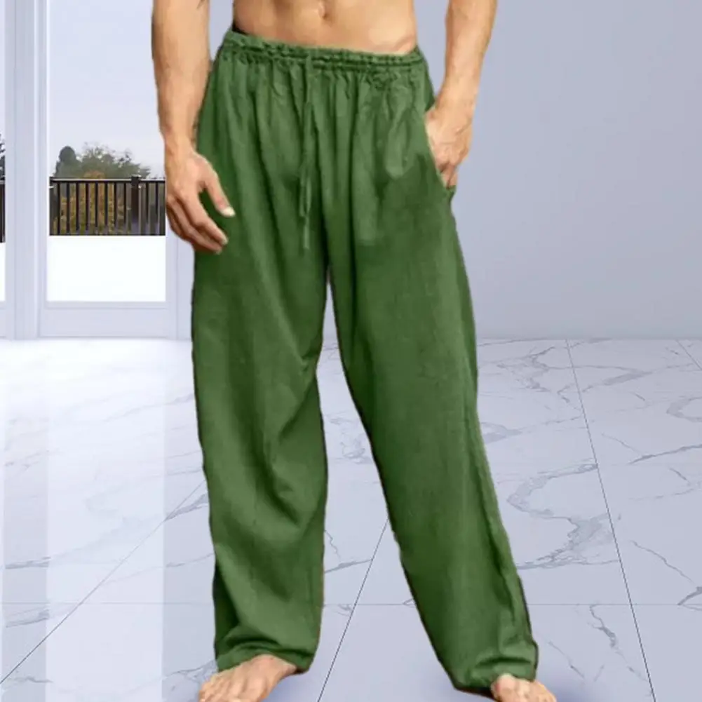 Versatile Solid Color Pants Waist Drawstring Trousers Comfortable Men's Wide Leg Trousers with Drawstring Elastic for Added
Versatile Solid Color Pants Waist Drawstring Trousers Comfortable Men's Wide Leg Trousers with Drawstring Elastic for Added