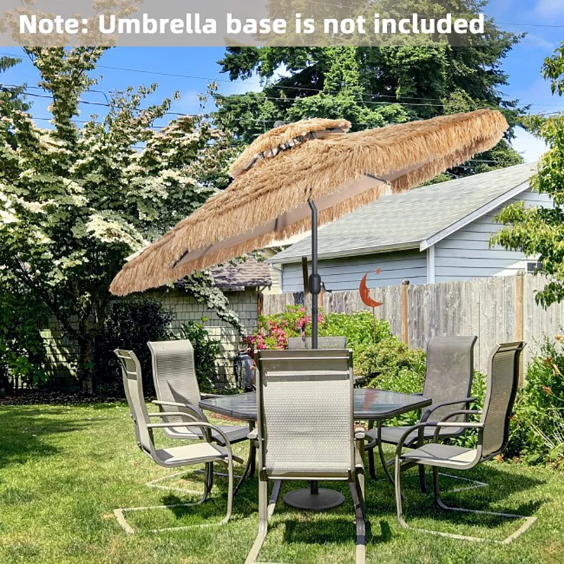 10 Feet Hawaiian Style Thatched Tiki Patio Umbrella for Beach and Poolside Parasol Outdoor Patio Beach Pool Umbrellas
10 Feet Hawaiian Style Thatched Tiki Patio Umbrella for Beach and Poolside Parasol Outdoor Patio Beach Pool Umbrellas