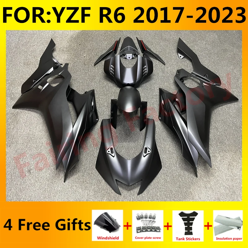 NEW ABS Motorcycle Fairing Kit fit For YZF R6 YFZ-R6 2017 2018 2019 2020 2021 2022 2023 Bodywork full Fairings kits set black
NEW ABS Motorcycle Fairing Kit fit For YZF R6 YFZ-R6 2017 2018 2019 2020 2021 2022 2023 Bodywork full Fairings kits set black